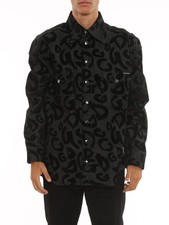 Dolce & Gabbana Denim Jacket Top Chemise Button Up Dress Shirt Men's