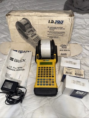 Brady ID Pro Portable Wire Marker Dot Matrix Printer- Needs New Battery, Ribbon