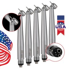 LED Dental 45 Degree Surgical High Speed Handpiece Push Button 4 Hole NSK STYLE