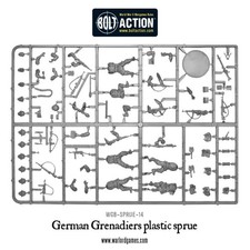 Bolt Action German Grenadier Sprue with 5x bases Warlord Games Afrika