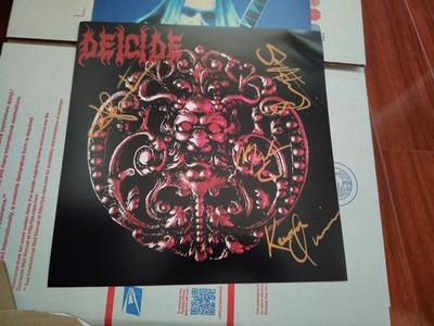 Deicide Band Signed Poster Glen Benton Quinn Asheim