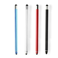 Universal Stylus for Touch Screens Two Ends Stylus Pens Replaceable Silicon Tips