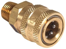 Pressure Washer Quick Connect Socket, Brass, 1/4 MNPT x 1/4 In. - AW-0017-0028