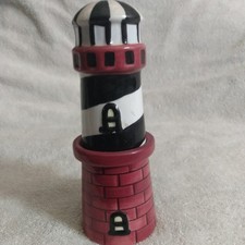 Lighthouse Stacking Salt And Pepper Shakers 5.5 Stackable