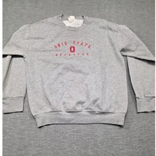 Vintage Ohio State Buckeyes Sweatshirt Briar Creek Gray Crewneck Mens Large L