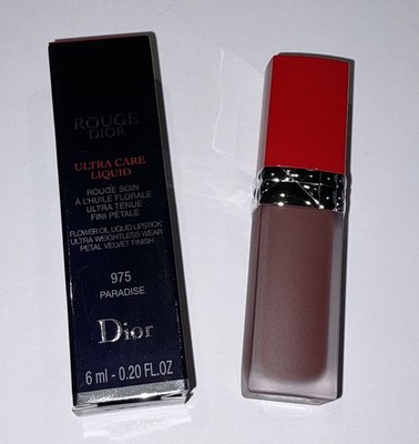 Dior Red Rouge Ultra Care Liquid Lip 6ml975 Paradise Matte Buildable Hydrating 