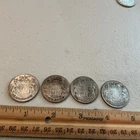 4 Canada Silver Half Dollars 3 1938’s & A 1939 Circs But Higher Grade PCs!