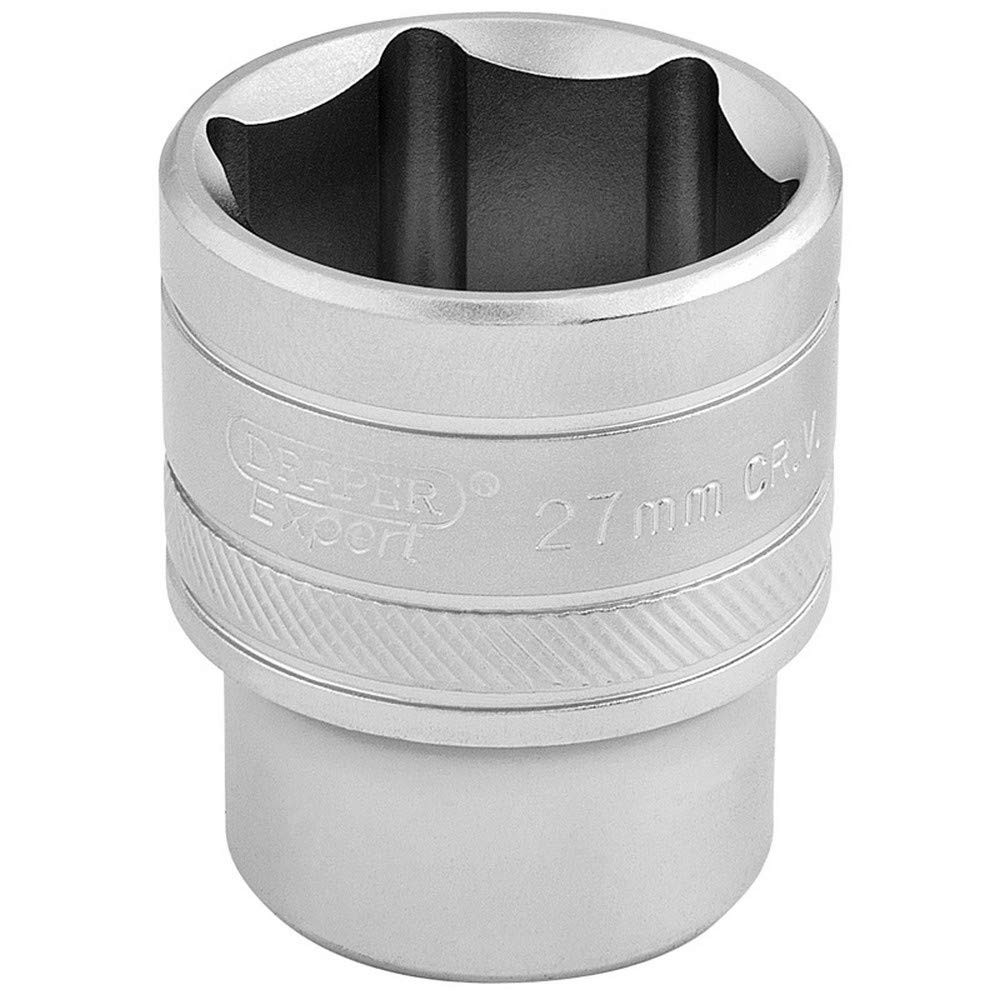 Draper h-mm/MS Square Drive 6 Point Metric socket, blu, 27 mm, 1/5,1 cm (T4C)