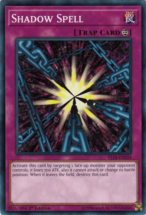 Shadow Spell YS18-EN034 C Starter Deck: Codebreaker Yu-Gi-Oh 1st Edition NM/M