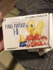 Final Fantasy 1 & 2 1994 Game Box Manual Strategy Guide Famicom Japan Squaresoft