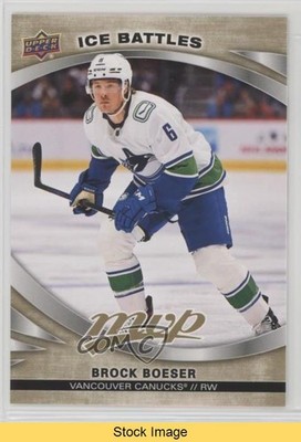 2023-24 Upper Deck MVP Gold Ice Battles Brock Boeser #115 READ 1j3a