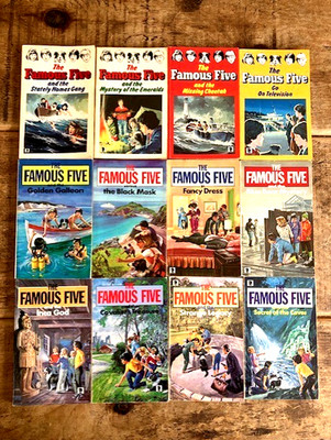 Enid Blyton's Famous Five Claude Voilier Bks 1-12 inc INCA GOD & BLUE BEAR pbk