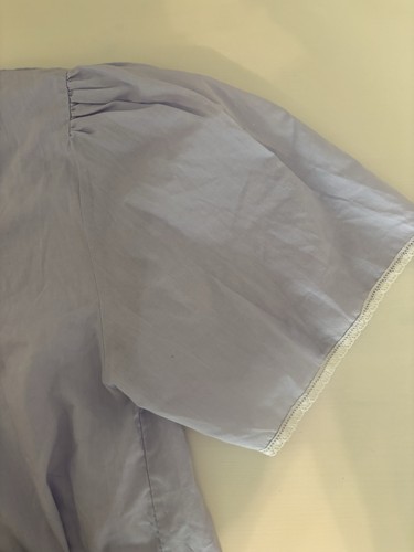 Camicia da notte e cappotto vintage Barbizon lilla floreale ricamato pizzo cottage core XL - Foto 14 di 24