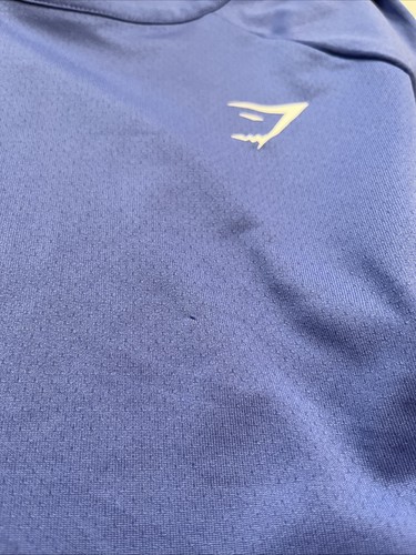 Gymshark Women’s Long Sleeve Crop Top Purple/Blue Small Breathable Activewear - Picture 6 of 6