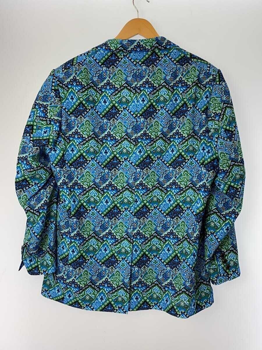 Needles Jacket M Polyester Allover Pattern Blue - image 2