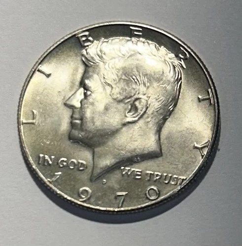 1970 D - Key Date - 40 % Silver Kennedy Half Dollar - Uncirculated
