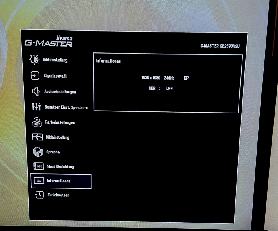 Gaming Monitor 24.5 Zoll, 240Hz, 0.4ms, Full HD | iiyama - Bild 3 von 4