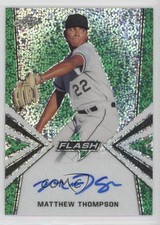 2019 Leaf Flash Green 10/15 Matt Thompson Matthew Thompson #BA-MT1 Auto 4z8