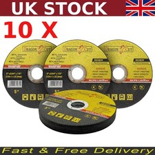 125mm Metal Cutting Disc Cut Off Wheel Saw Blade For Angle Grinder 10 Pack