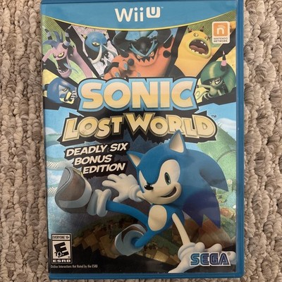 Sonic Lost World Deadly Six Bonus Edition SEGA Nintendo Wii U