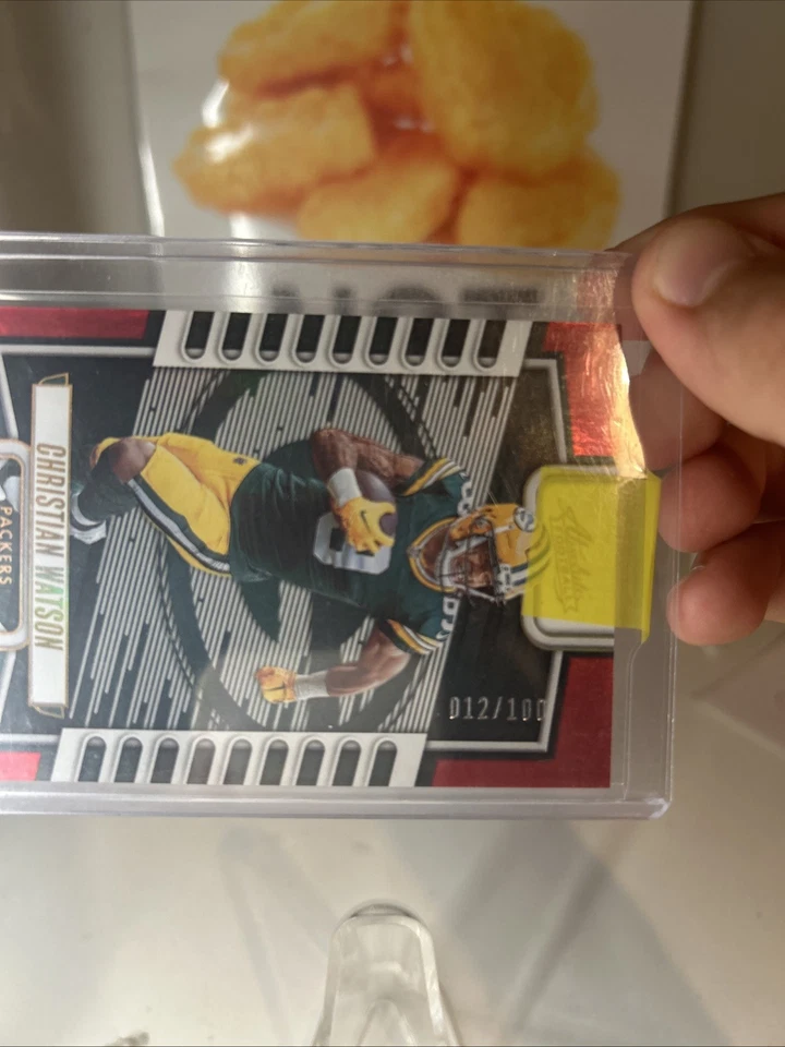 2023 Panini Absolute - Christian Watson #95 Spectrum Red /100 - Image 4 of 4