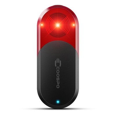 Bike Radar Tail Light TR70 140M Vehicle Alert Auto Brake 40H COOSPO Alerts Modes