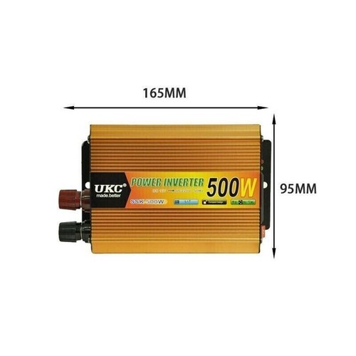 Pure Sine Voltage Converter`500W`DC 12V AC 230V Inverter Car Modified Sine`Wave - Picture 6 of 6