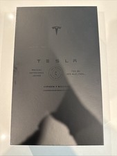 Rare Tesla Mezcal Bottle Matte Black Limited Edition Collectible Empty