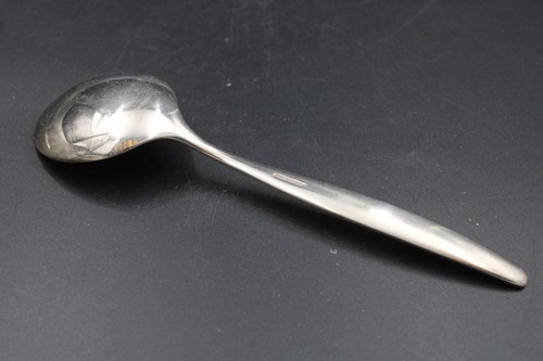 WMF Cromargan Muster Rom Sahnelöffel Müslilöffel Silber Auflage Löffel 16,5 cm - Bild 3 von 4