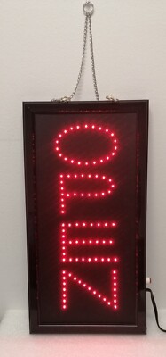 Business Signs - Led Open Sign Vertical