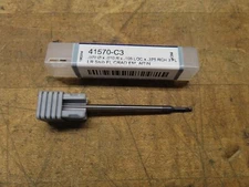 Harvey Tool .070" X .107 LOC .375 rch .010r Carbide AlTiN long reach end mill