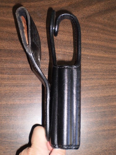 Bianchi Leather 97A Grabber Basketweave Fits Glock 17 22 - Picture 4 of 4