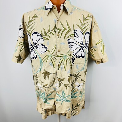 John Severson KAHALAアロハシャツ L Kahala John Severson Surfer Hawaiian Aloha L Shirt Plumeria