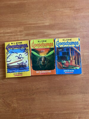 R. L. Stine Goosebumps Collection. (3 Book Set).