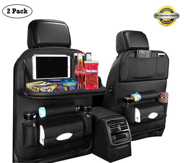 car seat organizer with tray