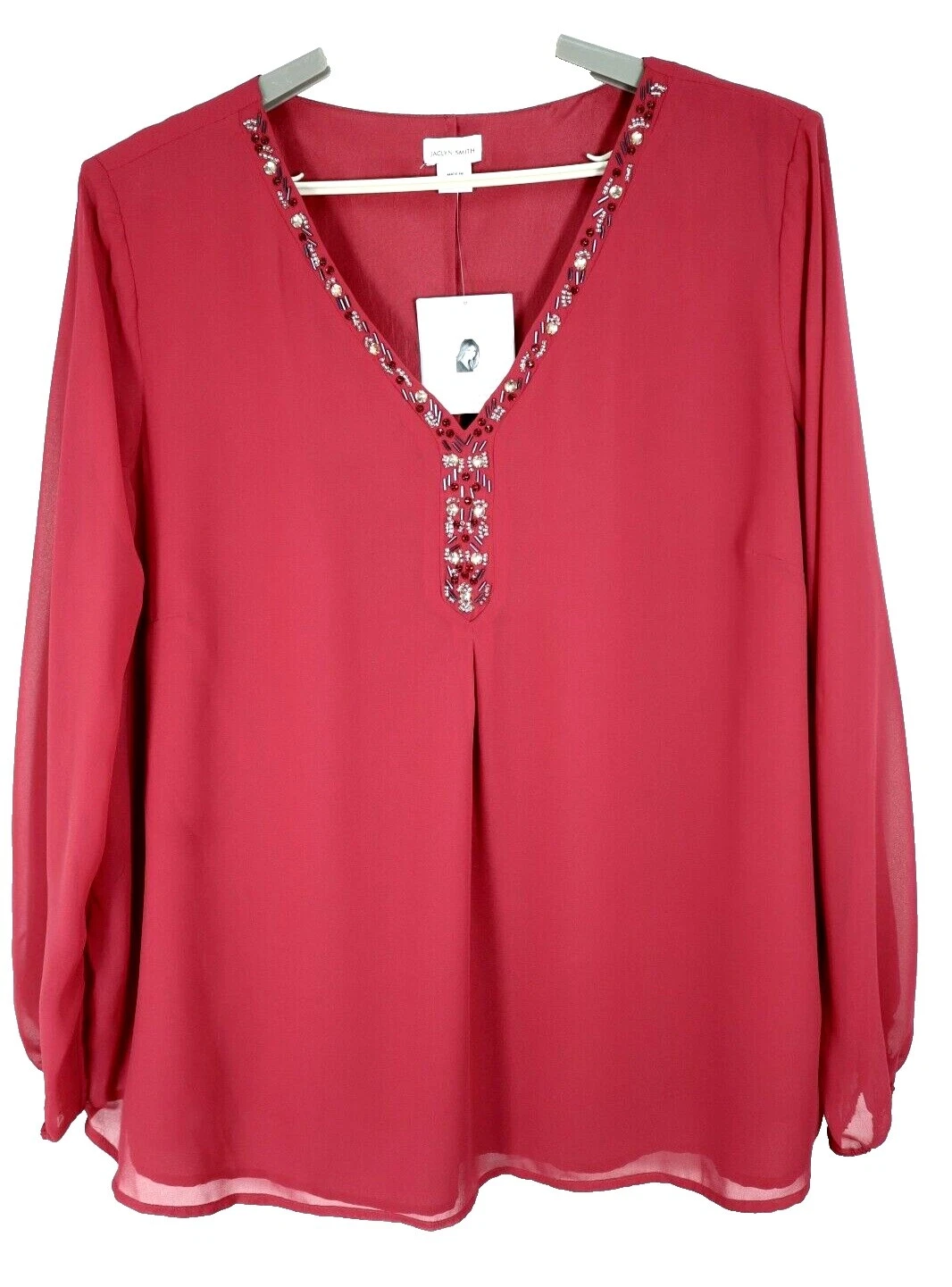 Jaclyn Smith Polyester Plus Size Tops for Women