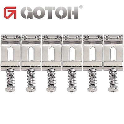 NEW Gotoh S188 Vintage Tremolo Bridge Saddles Set for Strat / Tele - NICKEL