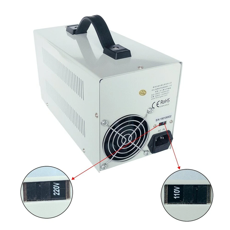 Adjustable DC Power Supply, Mobile Phone Maintenance Electroplating Power Supply - Image 4 of 4