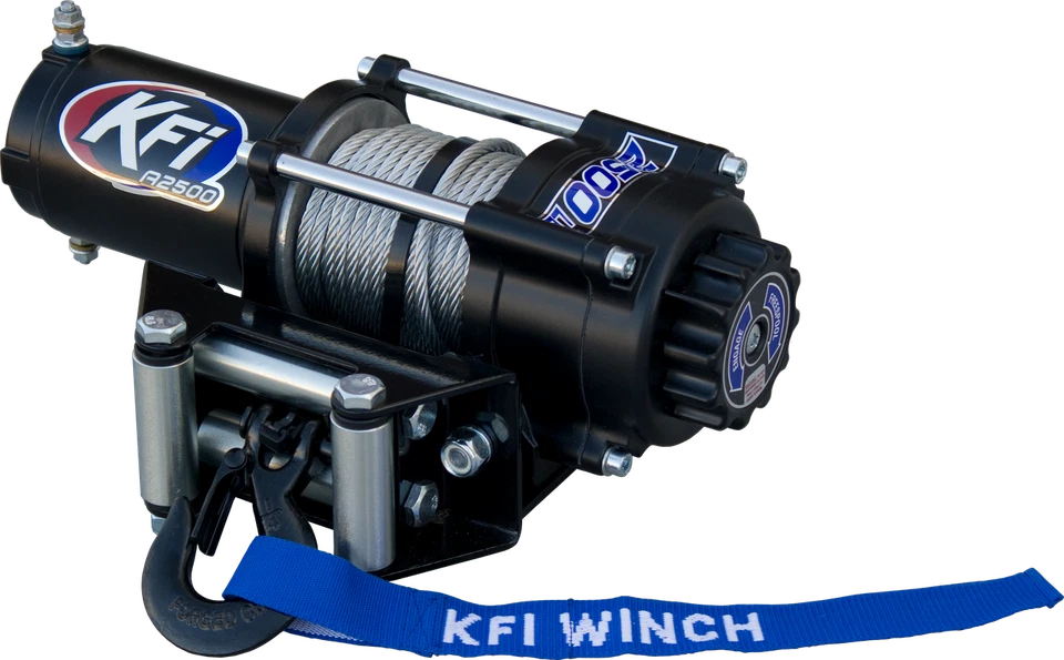 Kit de cabrestante de cable de acero KFI 2500 LB Can-Am Outlander L 570 y 570 MAX 2016 Foto 3 de 4