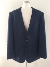 JCREW 425 LUDLOW HEATHERED WOOL FLANNEL SUIT JACKET 42R NIGHT SHADOW BLUE 30139