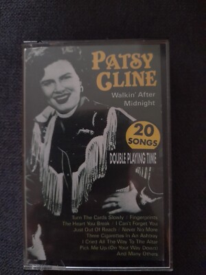 Patsy Cline Walking After Midnight 20 Great Songs Cassette Tape