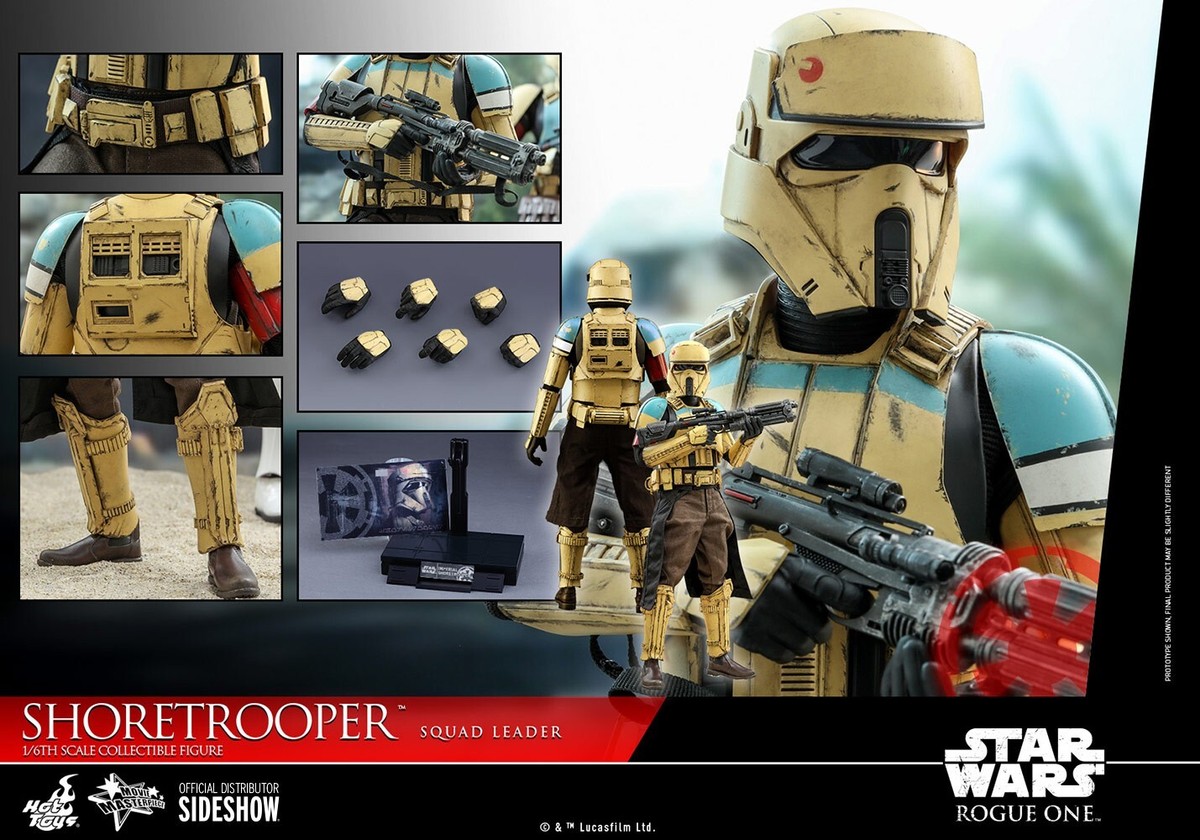 Hot Toys 1/6 Star Wars: Rogue One Shoretrooper Squad Leader Scale