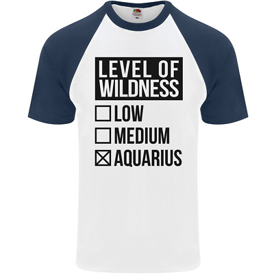 Levels of Wildness Aquarius Herren S/S Baseball T-Shirt