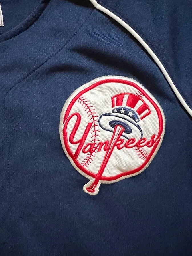 New York Yankees Joba Chamberlain #62 Jersey Boys M Blue Button Short Sleeve - Image 2 of 4