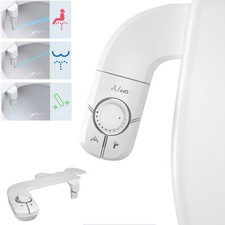 Non Electric Bidet Fresh Water Dual Spray Kit Toilet Seat Attachment Cold Wash