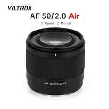 US Stock Viltrox 50mm F2.0 Air STM AF Portrait Prime Lens for Nikon Z Mount