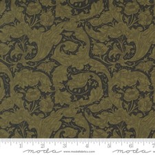 Morris Manor Blenders Ebony Black by Howard Marcus for Moda 1/2 Yard