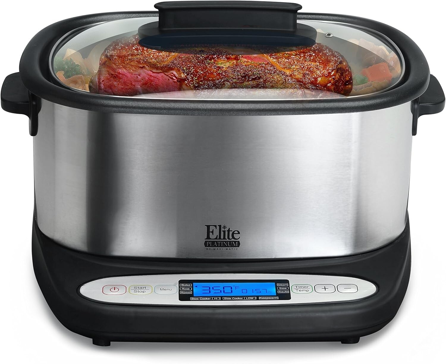 Elite Platinum MST-6805 Maxi-Matic 6 Quart 7-in-1 Infinity Non-Stick Multi-Cook