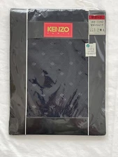 Kenzo Paris Womens Black Patterned Lace Pantyhose Tights Size M