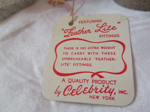 Vintage Celebrity 11 Stck. Feather Lite Pudergläser & Etui Kunstperlen Perlen Deckel - Bild 2 von 7